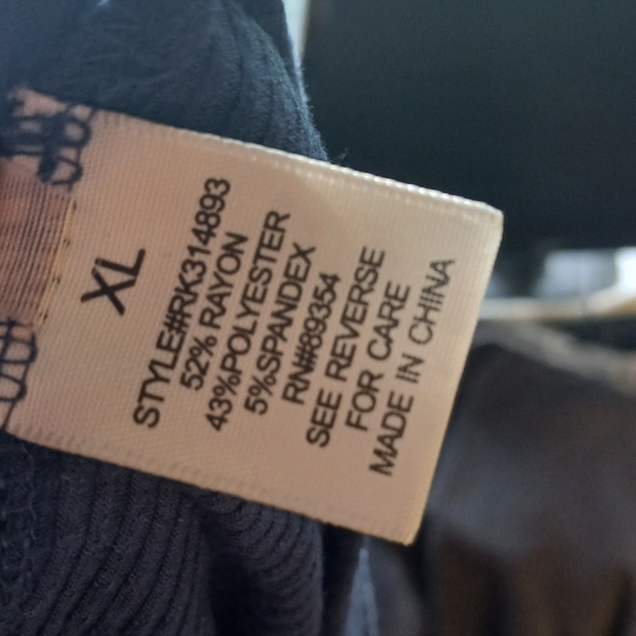 ULTRA FLIRT WOMEN'S XL BLUE LONG SLEEVE TOP - Picture 3 of 3